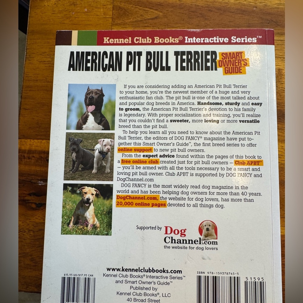 PIT BULL BOOK - Picture 3 of 9